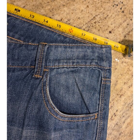 Lot of 2 New York & Co Boyfriend Low Rise Straight Leg Women sz 14 Jeans & Capri - Picture 3 of 16